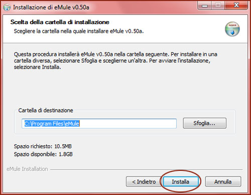 installazione emule